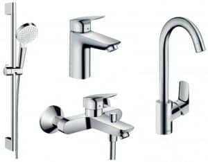 Набір змішувачів EcoSmart для душу Logis 100