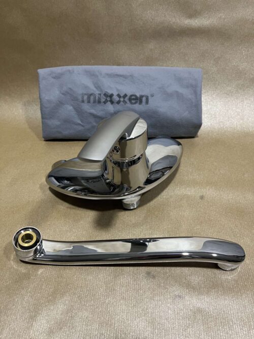 Смеситель кухонный настенный Mixxen Muse L280 хром HB5518223C-25S2